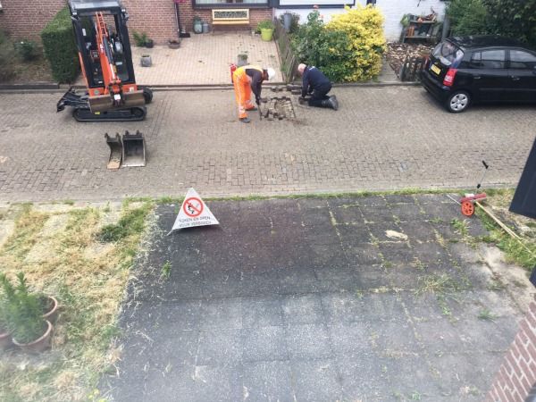 van het gas af gegaan