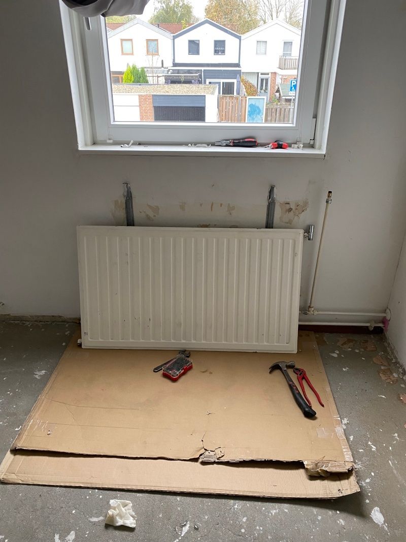 vloerverwarming aanleggen radiators verwijderen